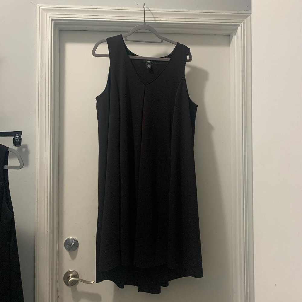 Alfani High-Low Sleeveless Flare Dress – fully lined